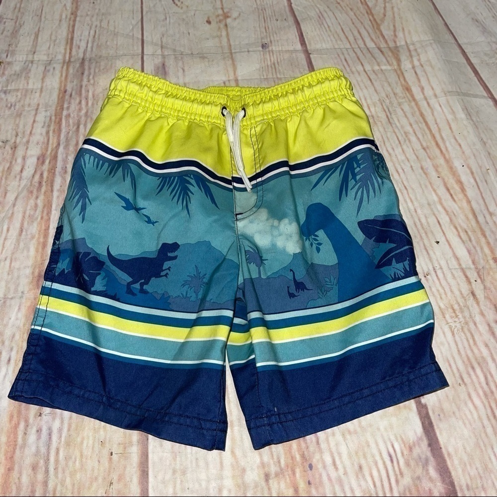 Carter’s dinosaur palm tree swim trunks 5T
